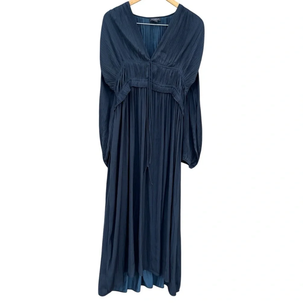 Current Air - Sidonie Pleated Maxi Dress - L - Picture 5 of 11